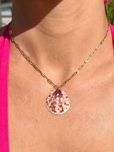 Load image into Gallery viewer, Scallop Paperclip Necklace