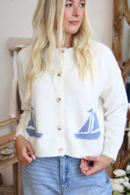 Load image into Gallery viewer, Harbor Breeze Sailboat Cardigan