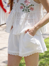 Load image into Gallery viewer, Salt Air Lace Trim Shorts