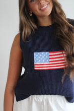 Load image into Gallery viewer, Americana Sweater Tank
