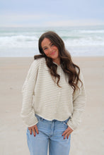 Load image into Gallery viewer, Piper Cardigan (Beige Stripe)