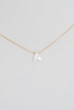 Load image into Gallery viewer, Mother Of Pearl Initial Necklace