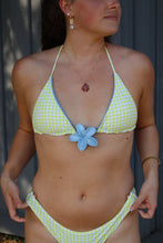 Load image into Gallery viewer, Breezy Reversible Bikini Set (Blue/yellow)