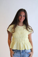 Load image into Gallery viewer, Eternal Sunshine Peplum Top