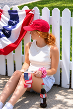 Load image into Gallery viewer, Red Gingham Hair Scrunchie