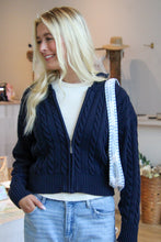 Load image into Gallery viewer, Off Duty Zip Up Sweater