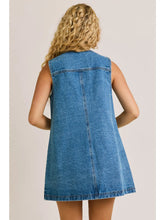 Load image into Gallery viewer, Samantha Denim Mini Dress