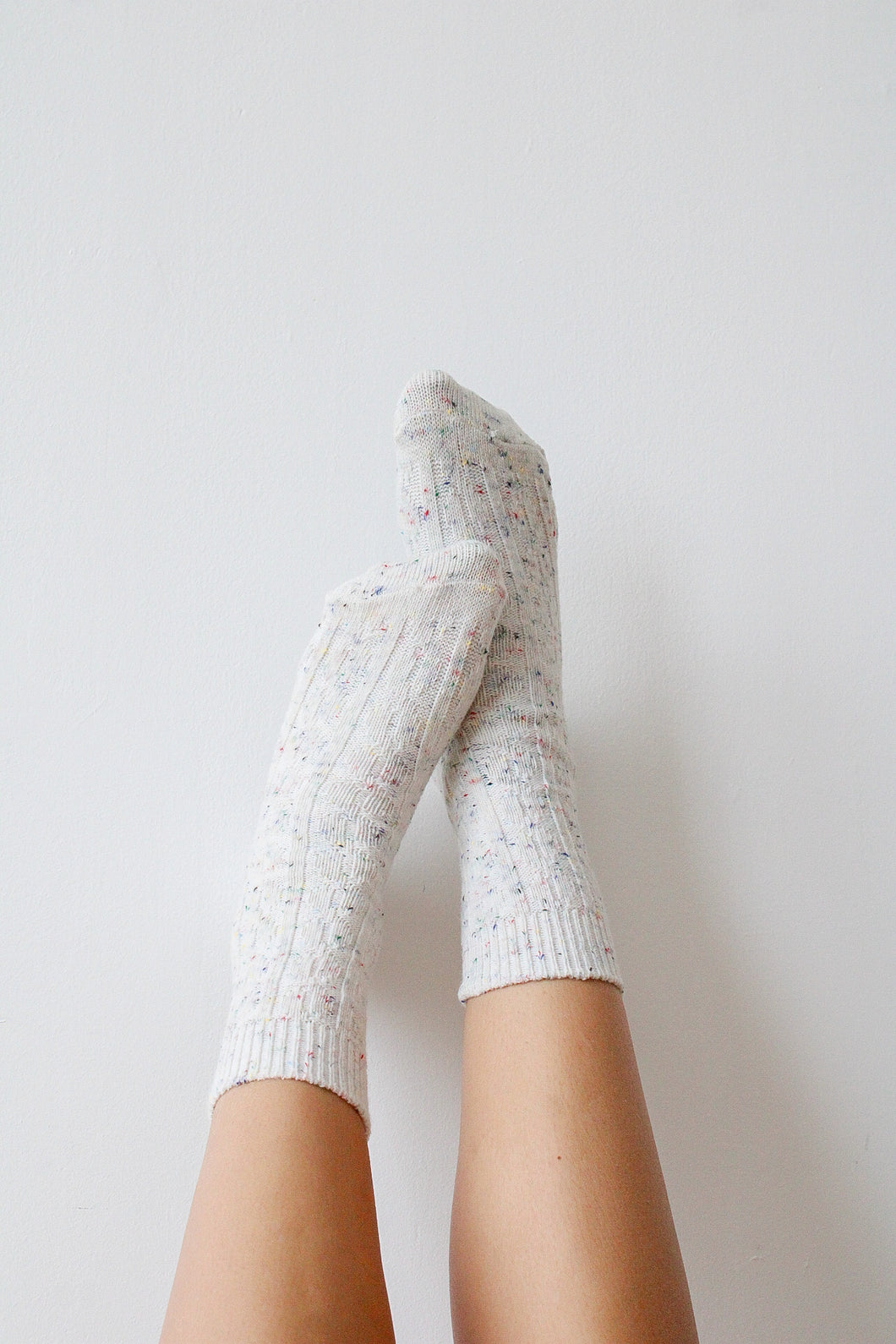 Confetti Crew Socks (Ivory)