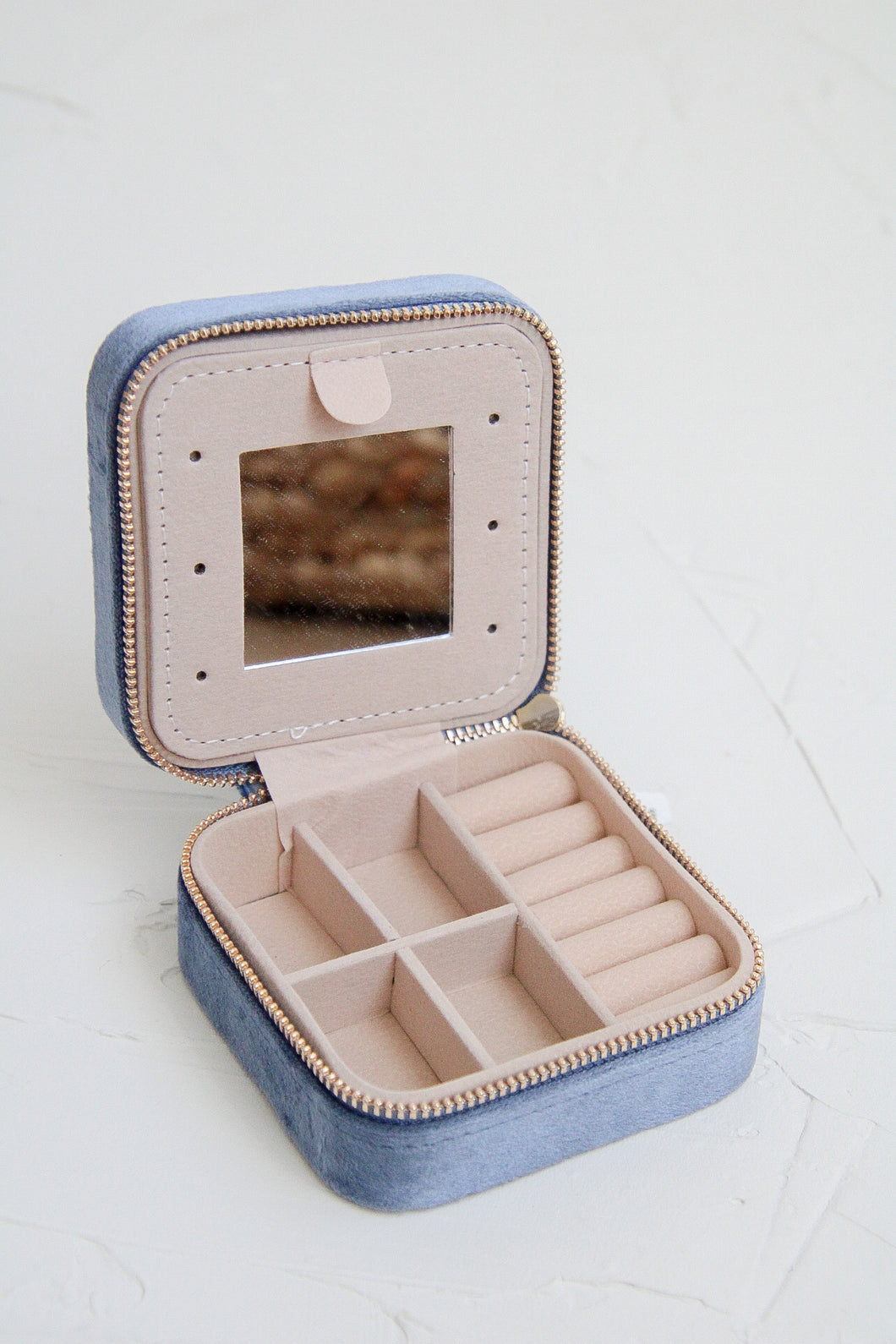 Velvet Jewelry case (Blue)