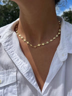 Seashell Stacking Chain | Waterproof Gold Beach Jewelry