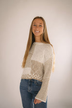 Load image into Gallery viewer, Patchwork Knit Sweater
