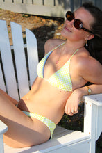 Load image into Gallery viewer, Breezy Reversible Bikini Set (Blue/yellow)
