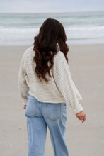 Load image into Gallery viewer, Piper Cardigan (Beige Stripe)
