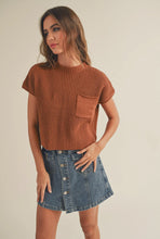 Load image into Gallery viewer, Highland Knit Top (Rust)
