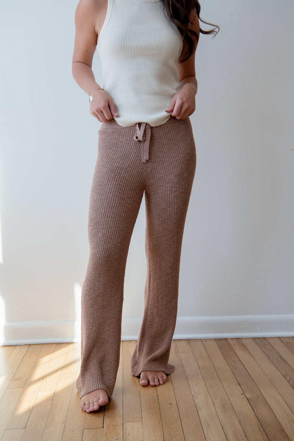 Palm Lounge Pant (Light Mocha)