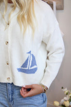 Load image into Gallery viewer, Harbor Breeze Sailboat Cardigan
