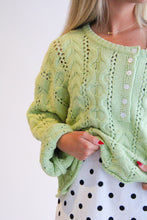Load image into Gallery viewer, Nora Lightweight Cable Knit Sweater

