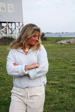 Load image into Gallery viewer, Piper Cardigan (Blue Stripe)

