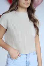 Load image into Gallery viewer, Highland Knit Top (Stone)
