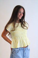 Load image into Gallery viewer, Eternal Sunshine Peplum Top
