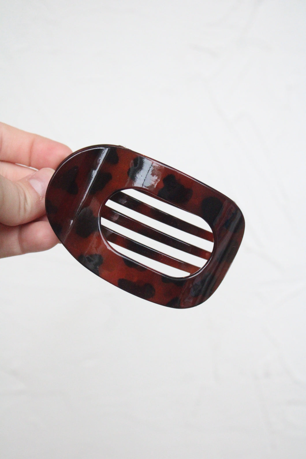 Tortoise Flat Claw Clip