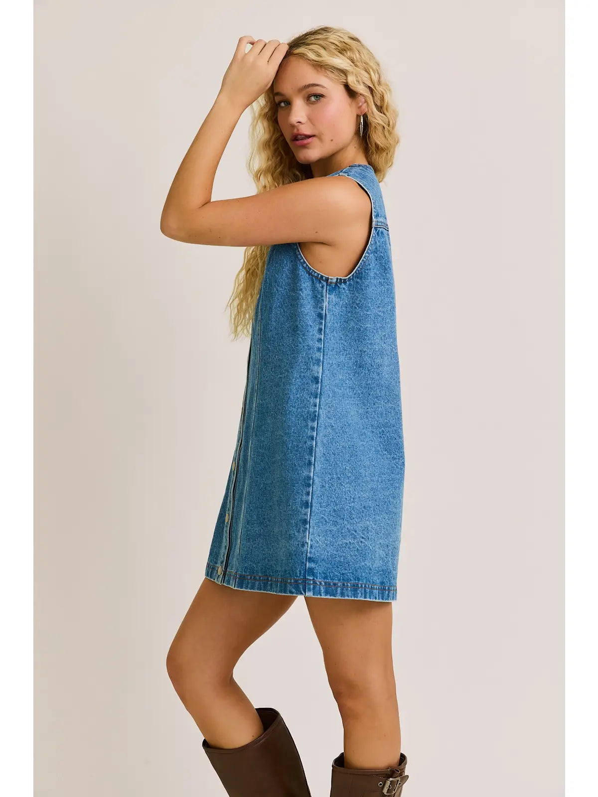 Samantha Denim Mini Dress