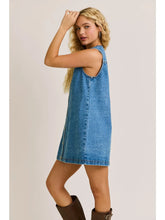 Load image into Gallery viewer, Samantha Denim Mini Dress
