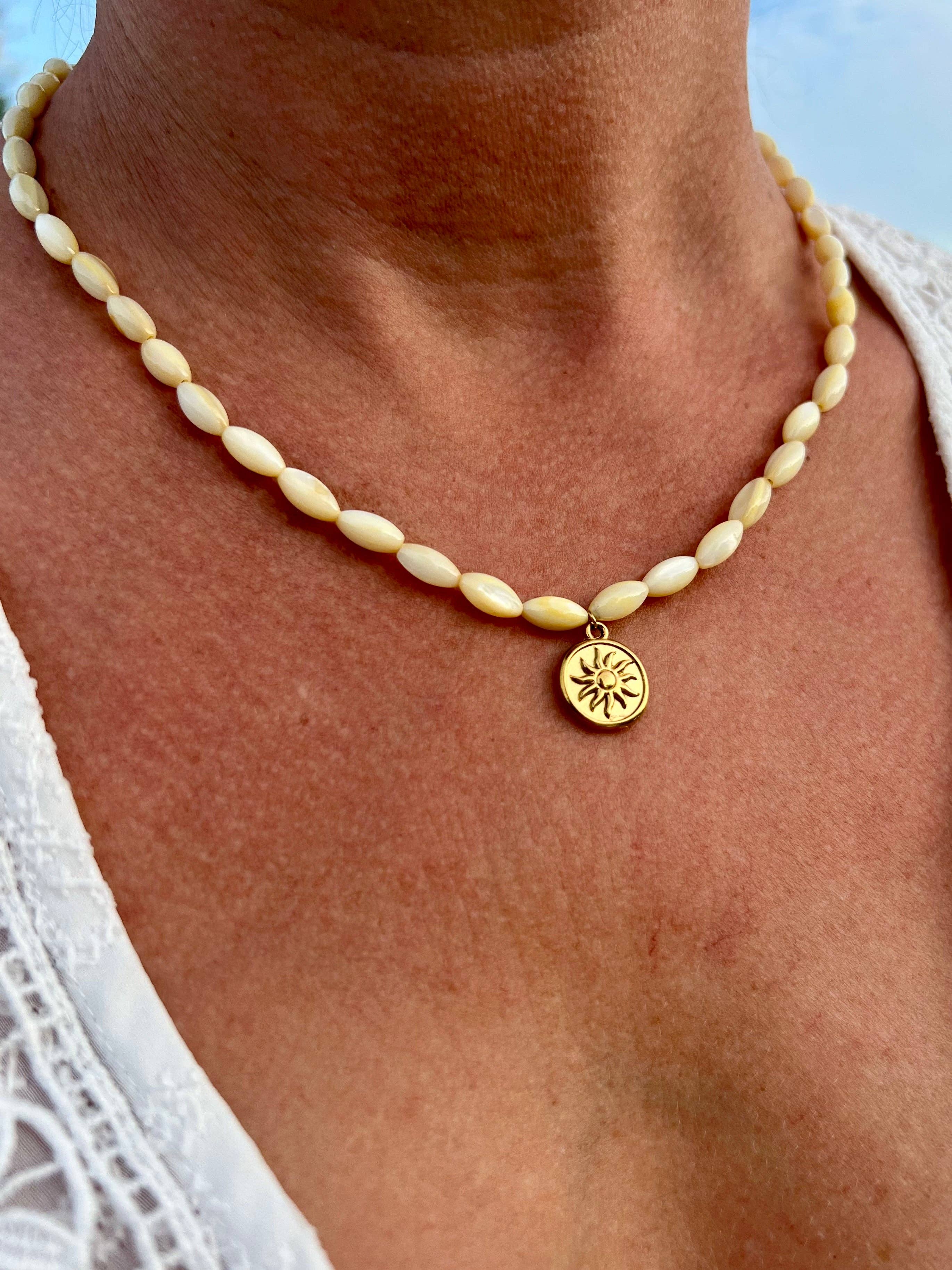 Sunbeam Necklace | Boho Surfer Beach Jewelry
