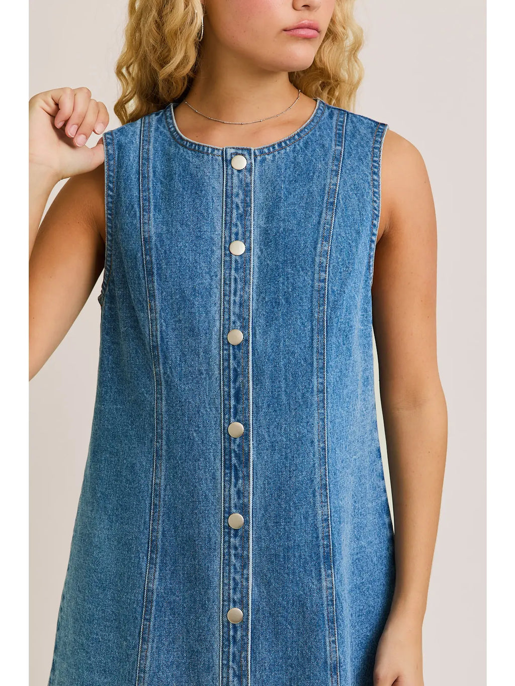 Samantha Denim Mini Dress