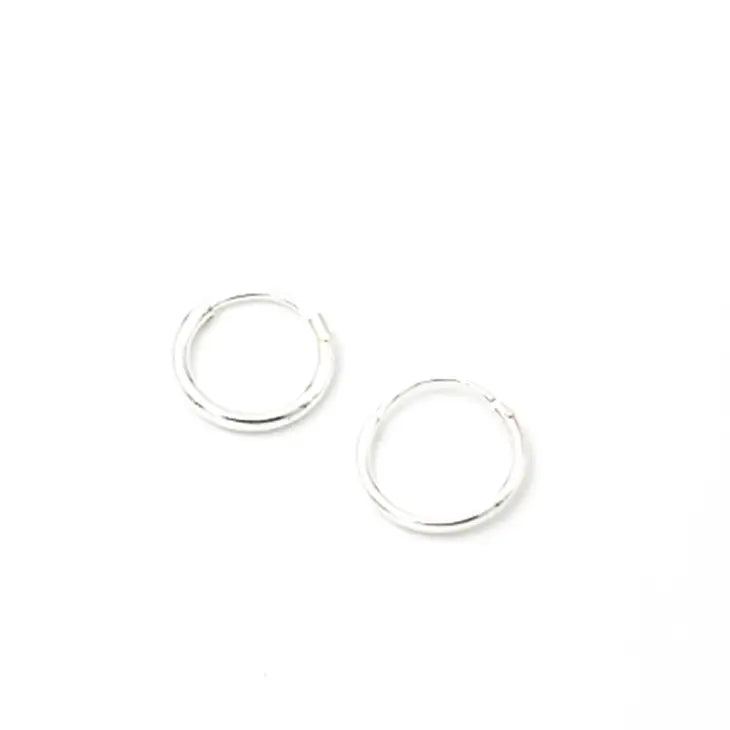 Harper Mini Hoops (Silver)