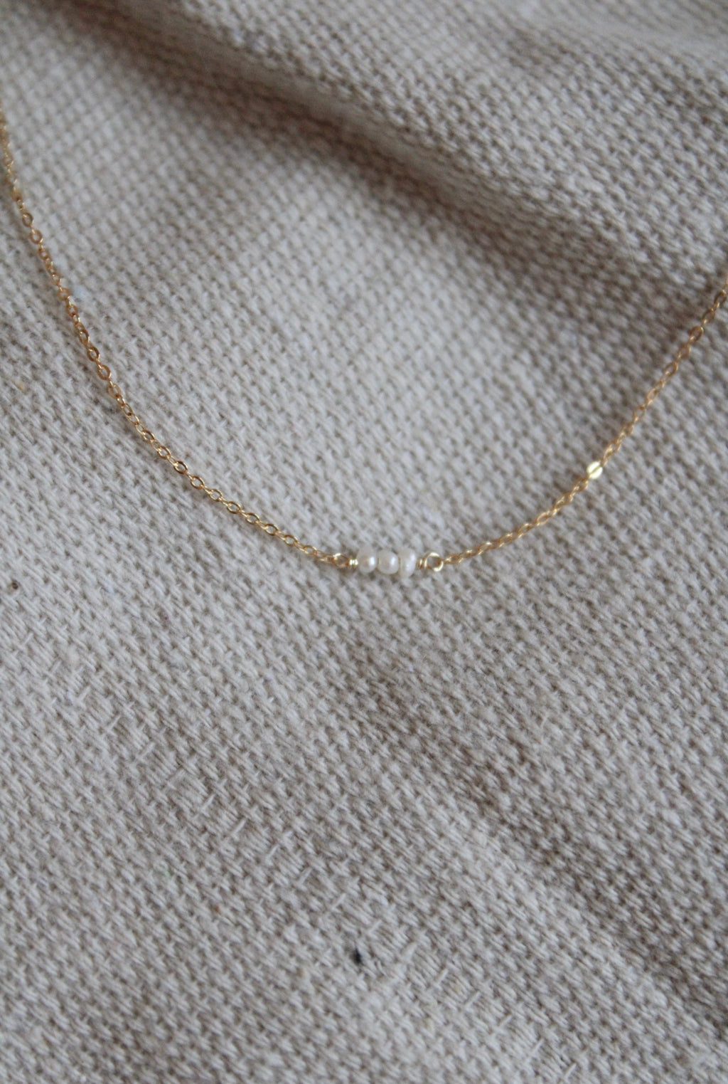 Three Pearl Necklace