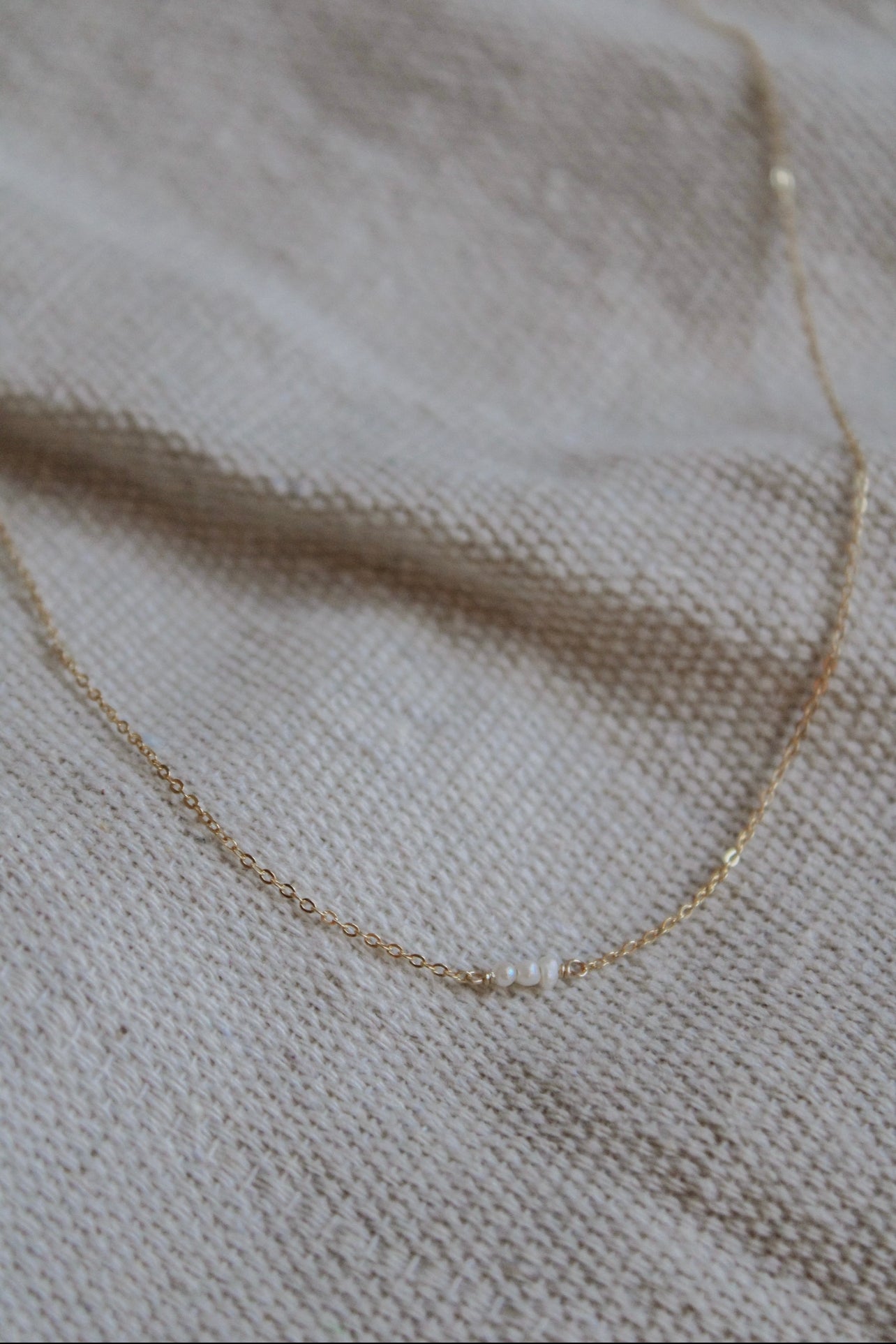 Three Pearl Necklace